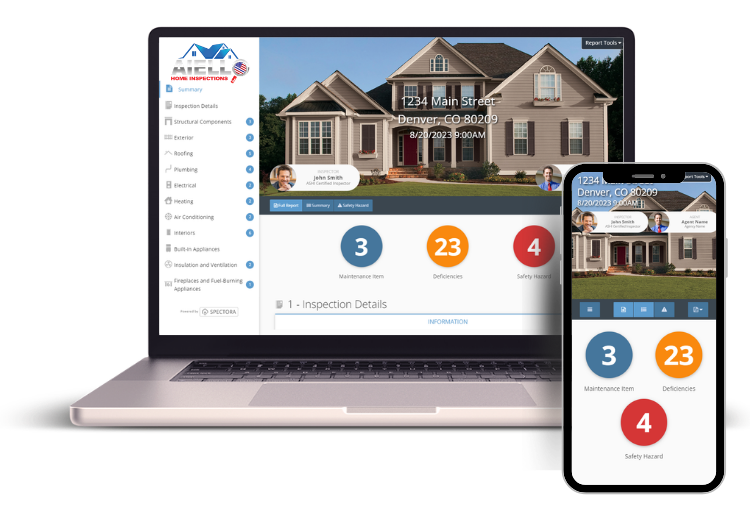 Our Spectora reports can be viewed on any device!
